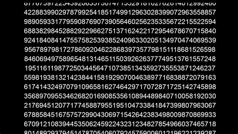 1 million digits of pi